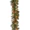 9ft. Pre-Lit Crestwood® Spruce Garland with Silver Bristle, Cones, Red Berries and Glitter with 50 Clear Lights